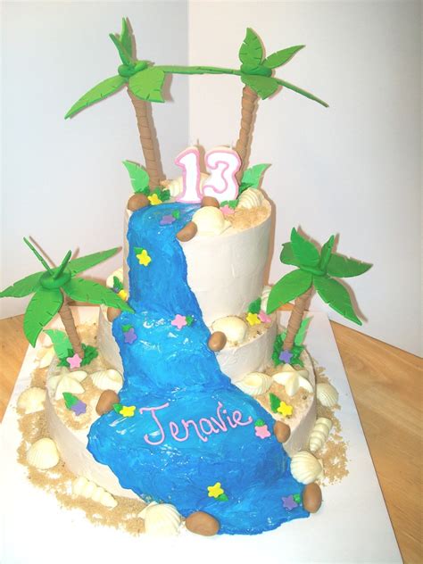 Beach Luau Cake Cakecentral