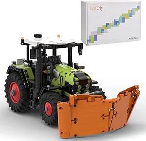 Technik Traktor Ferngesteuert Bausteine Rc Traktor Mit Anh Nger