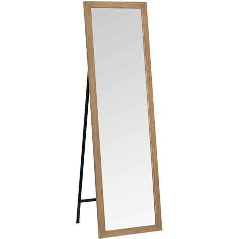 Single Essentials Free Standing Mirror 157 X 48cm Wilko