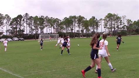 Fc Sarasota Girls Vs Lakeland Soccer Youtube