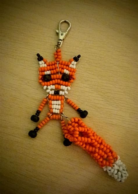Fox from beads by SandyDeacon on DeviantArt