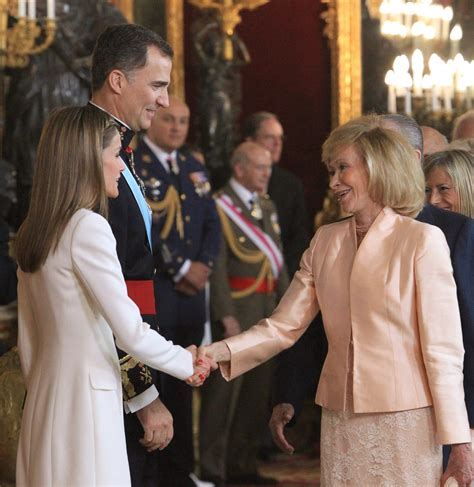 La Recepci N De Los Nuevos Monarcas La Ex Vicepresidenta Del Gobie