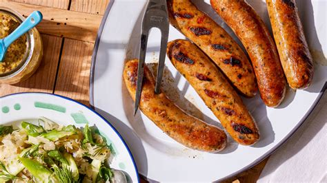 Grilled Italian Chicken Sausages With Herby Spring Sauerkraut Just Cook By Butcherbox