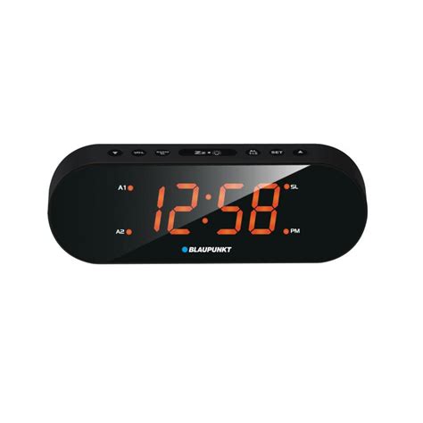 Blaupunkt Radiobudzik Cr Or Digital Alarm Clock Black