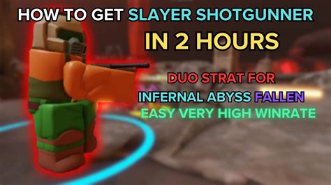 TDS EASY DUO INFERNAL ABYSS STRAT HOW TO GET SLAYER SHOTGUNNER IN 2