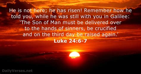 Luke 24 6 7 Bible Verse DailyVerses Net