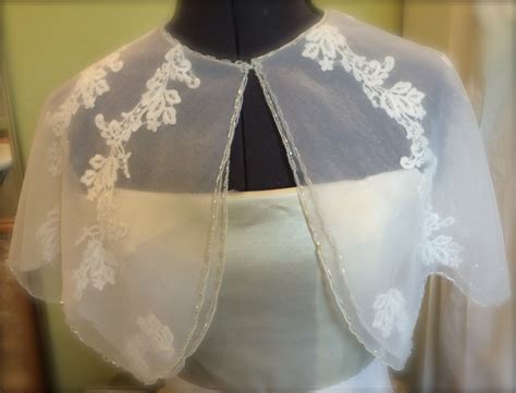 Bespoke Bridal Caplet Made From Your Etsy