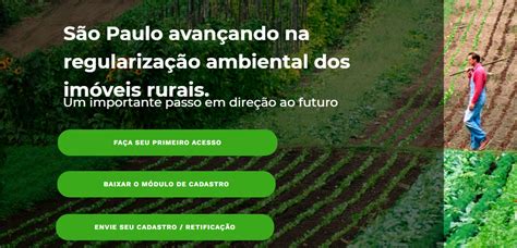 São Paulo lança portal do Cadastro Ambiental Rural Assessoria Ambiental