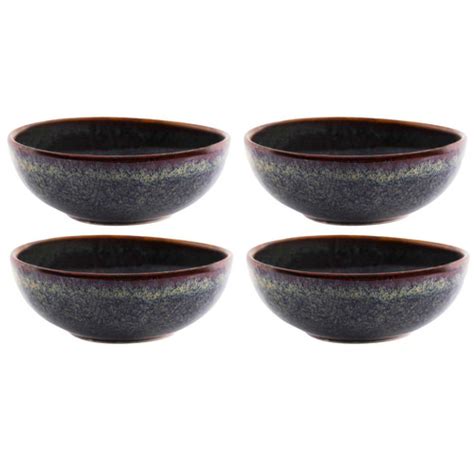 Reactive Brown Artistica 16cm Cereal Bowls Temple And Webster