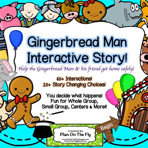 Gingerbread Man Interactive Powerpoint You Change The Story With Your