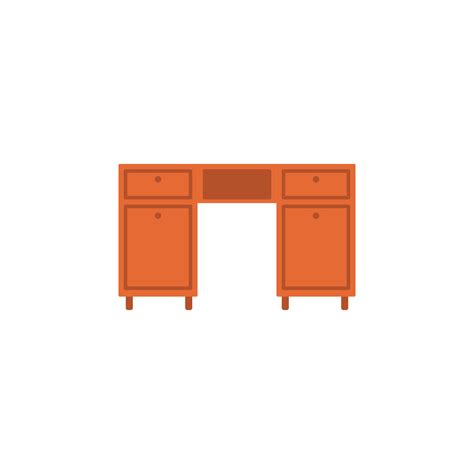 desk flat vector icon illustration 23036558 Vector Art at Vecteezy