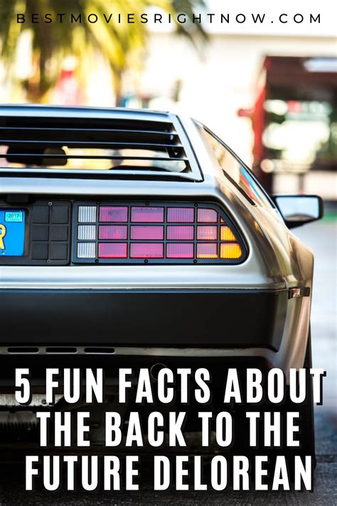 5 Fun Facts About The Back To The Future Delorean