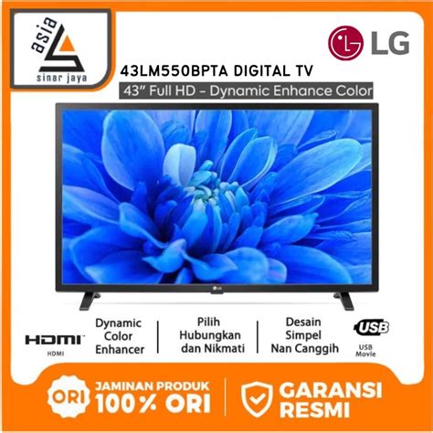 Jual LG 43LM5500 LED TV 43 Inch Full HD Digital USB HDMI 43LM5500BPTA