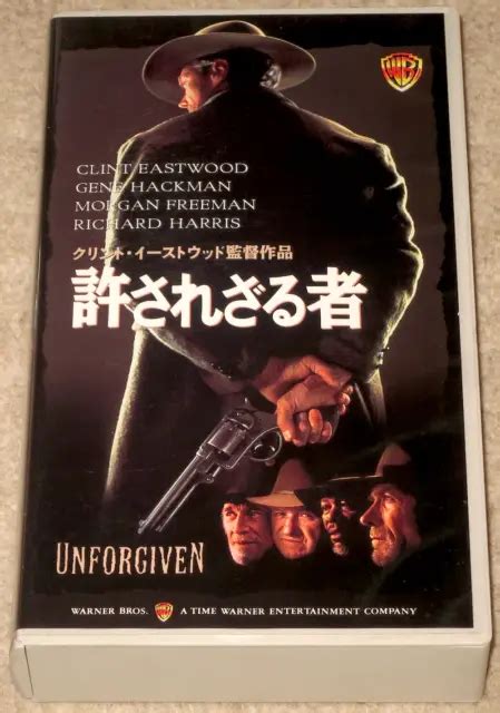 CLINT EASTWOOD UNFORGIVEN Gene Hackman Morgan Freeman JAPAN VHS