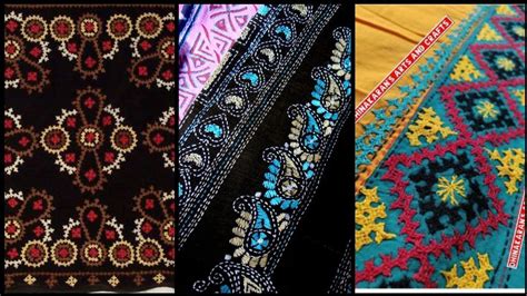 Sindhi Hand Embroidery And Kutch Work Designs Youtube