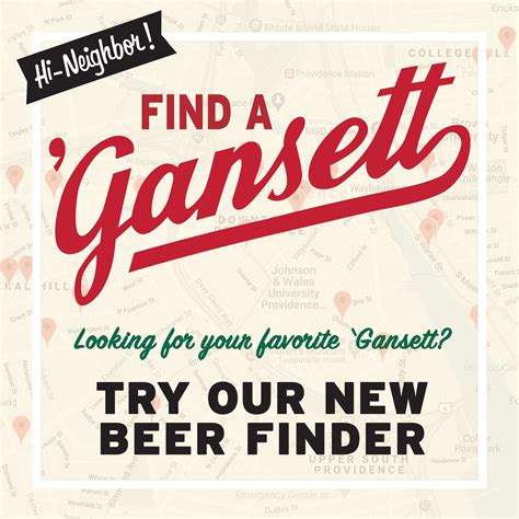 The NEW 'Gansett Beer Finder – Narragansett Beer