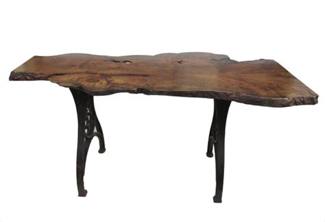 Industrial Table Wooden Nickel Antiques