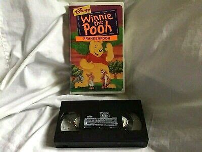 Disney Winnie The Pooh Frankenpooh Halloween Vhs Clamshell Case