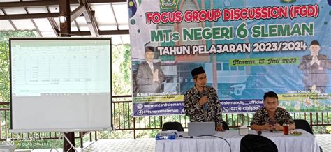 Bidang Kurikulum Paparkan Strategi Pembelajaran MTs Negeri 6 Sleman