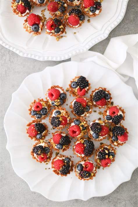 Easy Berry Tartlets Domesticate Me