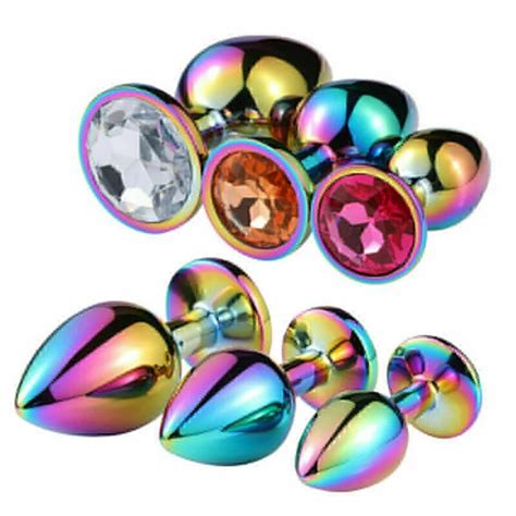 Metal Anal Beads Butt Plug Dildo Vaginal Insert Adult Sex For Men Women