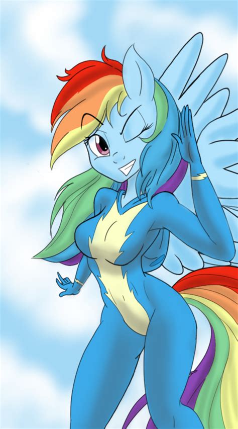 Suggestive Artist Theroyalprincesses Rainbow Dash Anthro