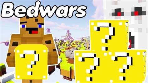 Minecraft Bedwars Wir spielen aber mit Lucky Blöcken YouTube