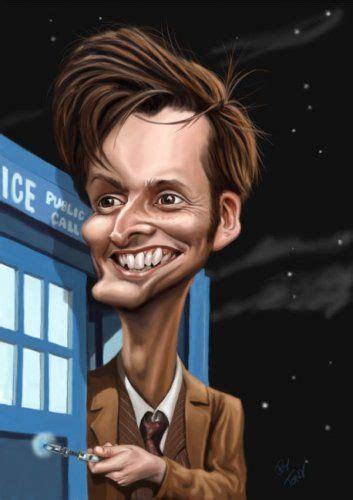 Doctorwhocaricature Doctor Who 10 Male Doctor 10th Doctor