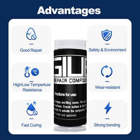 High Strength Ceramic Metal Filled Stainless Steel Repair Epoxy Putty