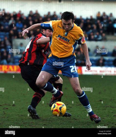 Soccer Coca Cola Football League Two Mansfield Town V Shrewsbury