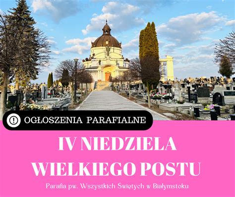 Iv Niedziela Wielkiego Postu R Rzymskokatolicka Parafia