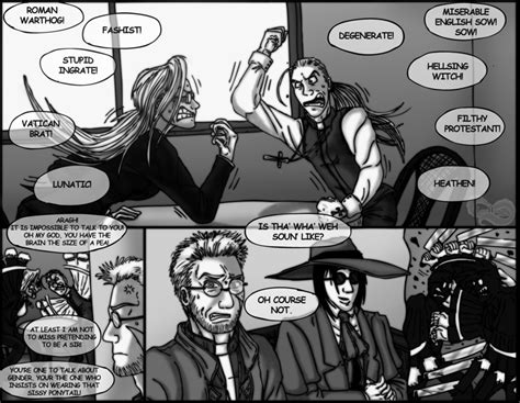 A Hellsing Comic By Tomcat Priest Hellsing Ultimate Anime Vampire Eyes