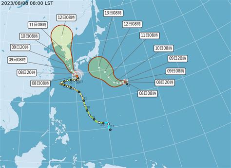 第7號颱風「蘭恩」生成估將襲日 「卡努」偏西恐登陸南韓 生活 自由時報電子報