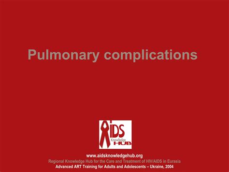 Pulmonary Complications Eng D4 5 Ppt Free Download