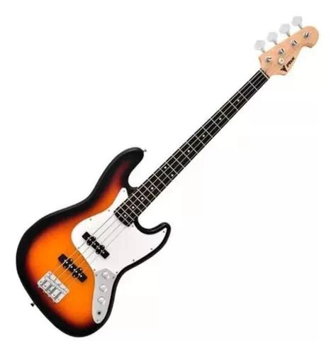 Baixo Phx Jazz Bass Jb Cordas Sunburst Ts Nf Garantia Frete Gr Tis