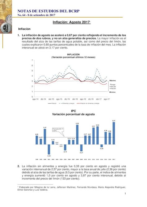 PDF Variación porcentual de agosto IPC IPC Variación porcentual de