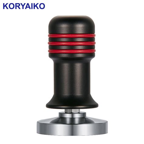 Koryaiko Anti Slip Stainless Steel Coffee Tamper W Calibrated Pressure