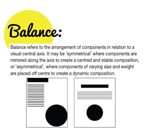 Definition Of Balance Balance Art Principles Of Design Graphic