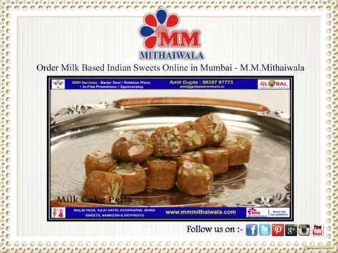 Ppt Order Milk Based Indian Sweets Online In Mumbai M M Mithai