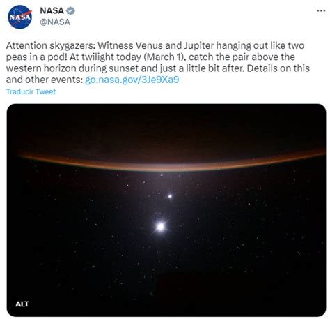 Conjunción De Venus Y Júpiter En Vivo Cómo Ver Hoy En El Cielo Minuto A Minuto En Qué Países