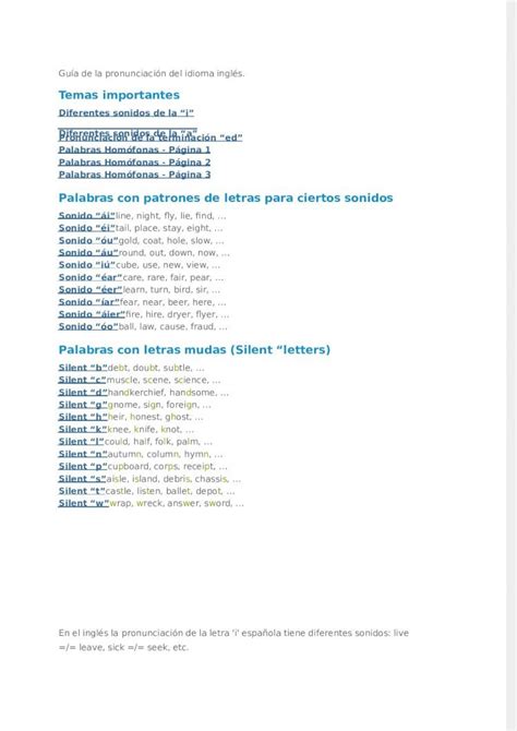 Pdf Guía De La Pronunciación Del Idioma Inglés Dokumen Tips