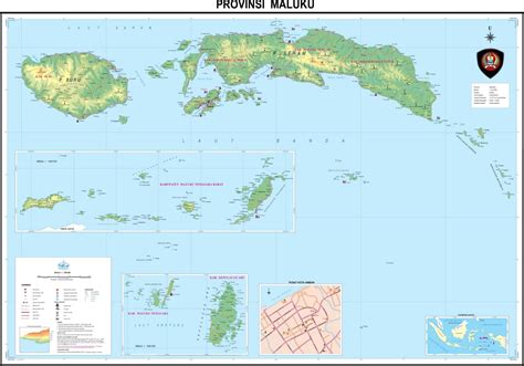 Peta Kota Peta Provinsi Maluku