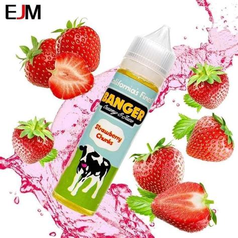 Jual Liquid BANGER Strawberry Chunks EJM 60 ML Shopee Indonesia