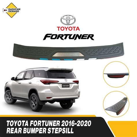 Toyota Fortuner Rear Stepsill Rear Bumper Protector Year Model