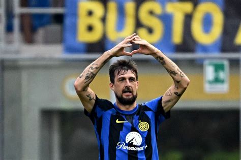 Inter Defender Francesco Acerbi Celebrates Serie A Title Triumph