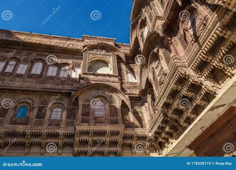 Mehrangarh Fort Ancient Architecture Details And Artwork At Jodhpur