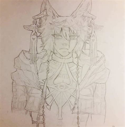 Anubis Von Mir Gezeichnet Original Von Reyhansartwork Otaku