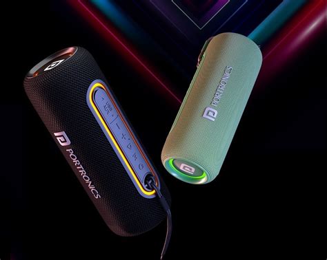 Portronics Resound Portable Speakers Launched With Rgb Lighting