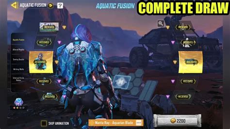 New Codm Aquatic Fusion Full Draw Manta Ray Aquarian Blade And