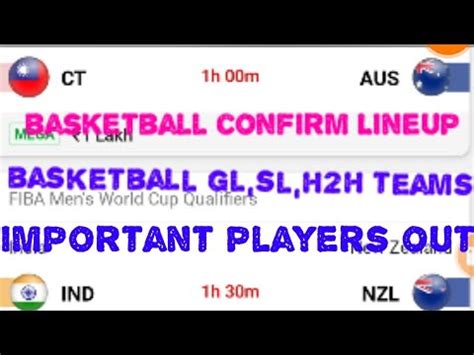 Ind Vs Nzl Dream Prediction Ind Vs Nzl Basketball Match Dream